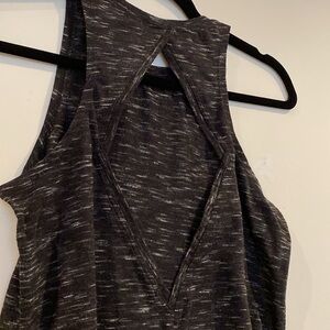 Kyodan Gray Sleeveless Tank Top with Cutout Design